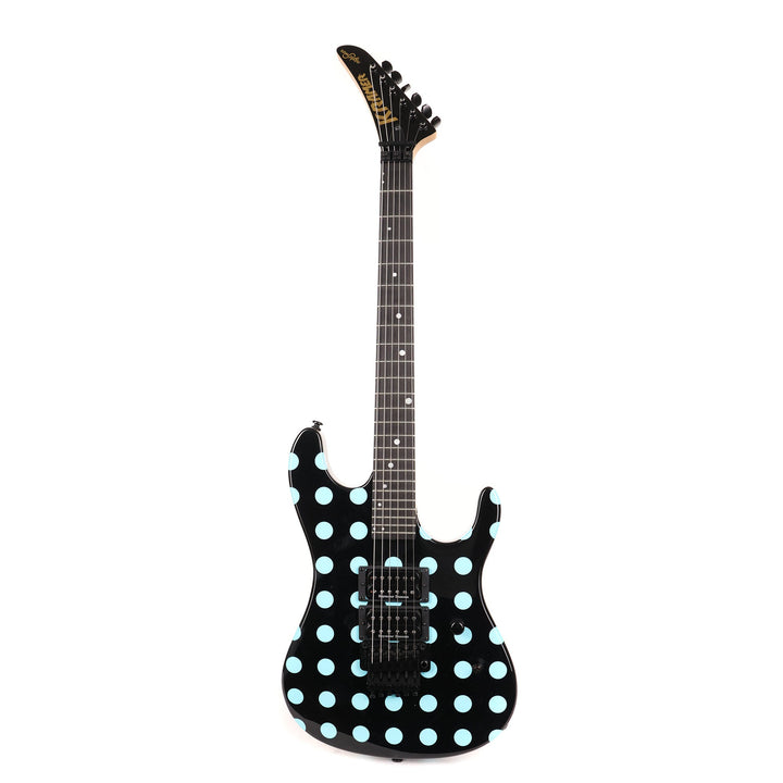 Kramer Nightswan Black with Blue Polka Dots Used