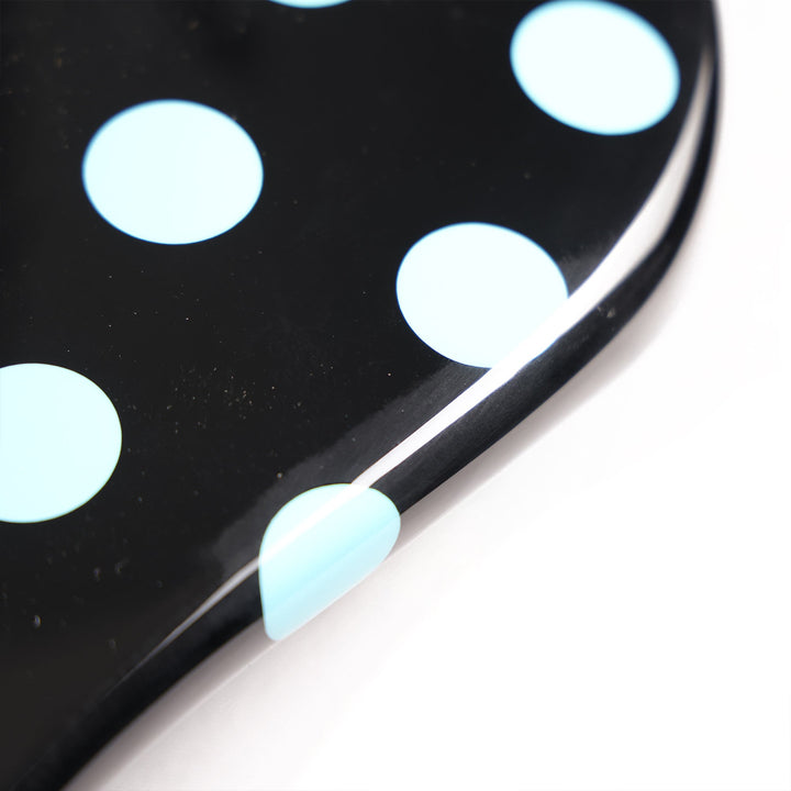 Kramer Nightswan Black with Blue Polka Dots Used