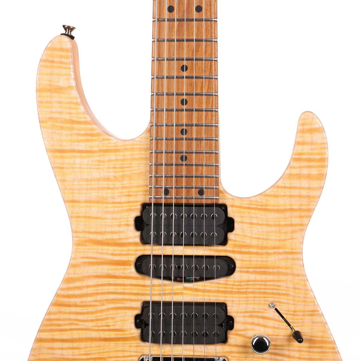 Tom Anderson Angel Player 7-String Flame Top Satin Tinted Natural — 5