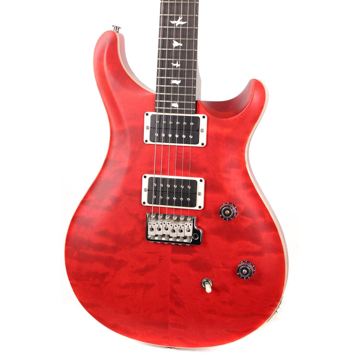 PRS Wood Library CE24 Satin Quilt Top Ruby Red