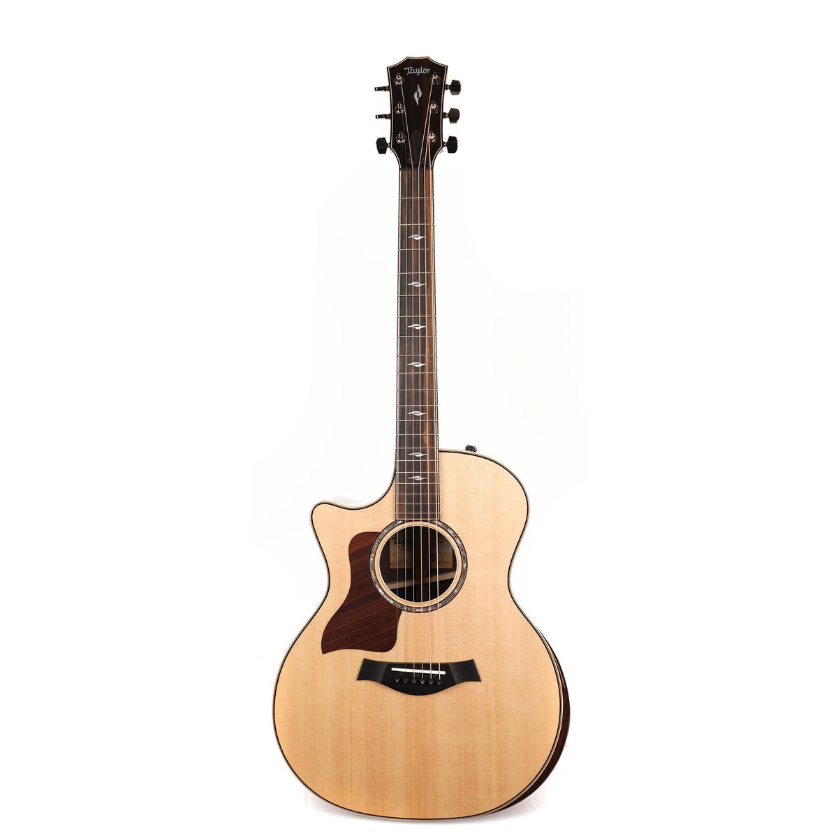 Taylor 814ce V-Class Grand Auditorium Left-Handed Acoustic-Electric Natural — 2