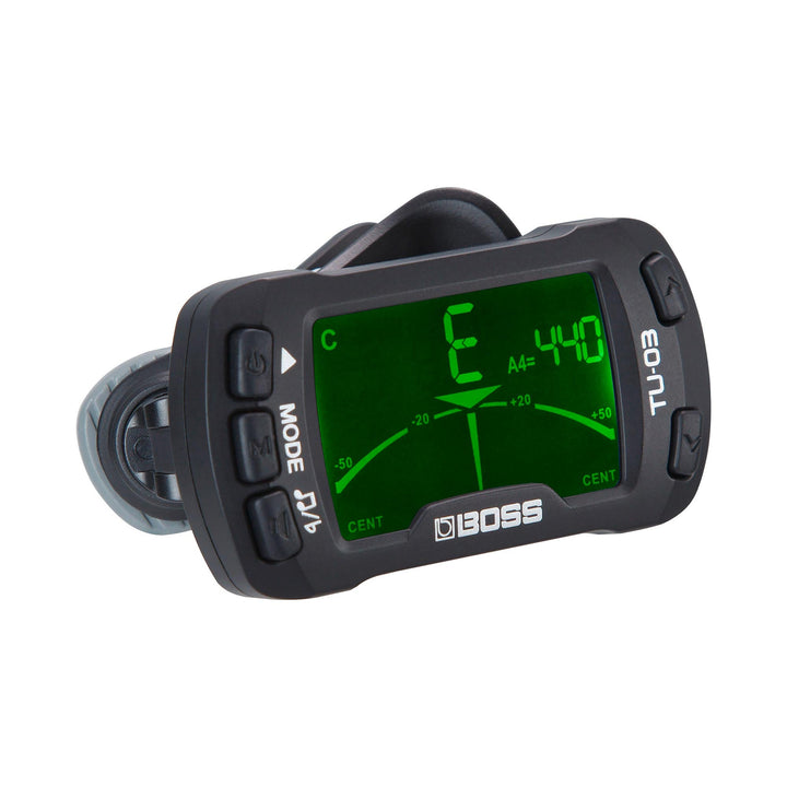 Boss TU-03 Clip-On Tuner and Metronome