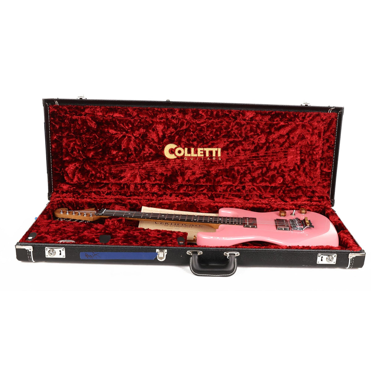 Colletti Guitars Speed of Sound Aged Platinum Pink — 11