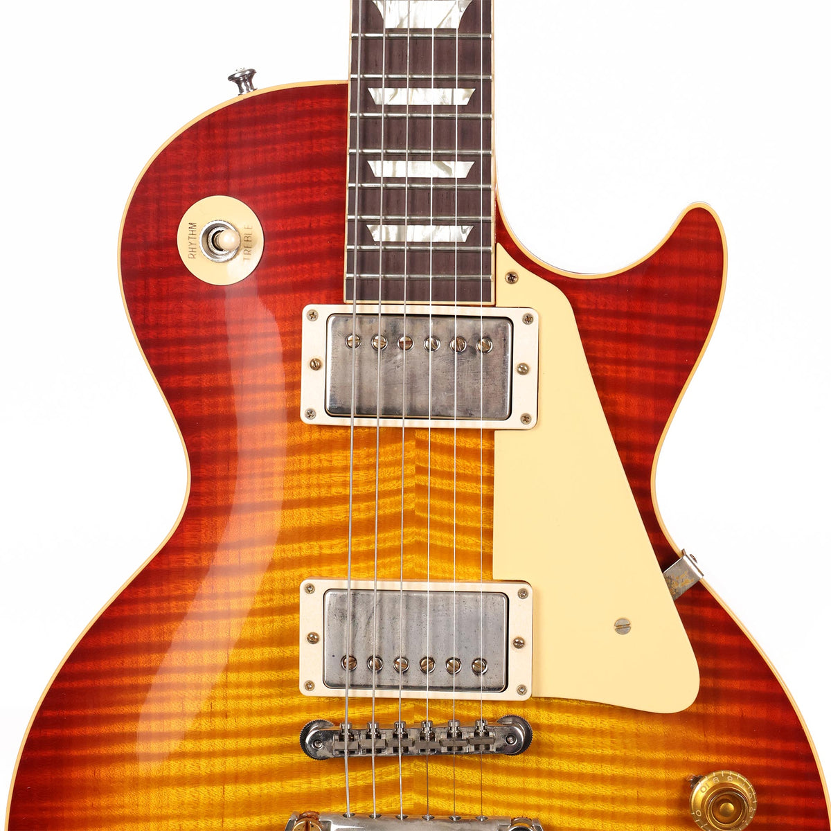 Gibson Custom Shop 1959 Les Paul Standard Reissue VOS Washed Cherry Sunburst — 6