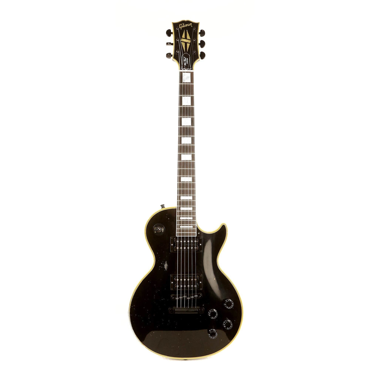 Gibson Custom Shop Kirk Hammett 1989 Les Paul Custom Murphy Lab Aged Ebony — 2