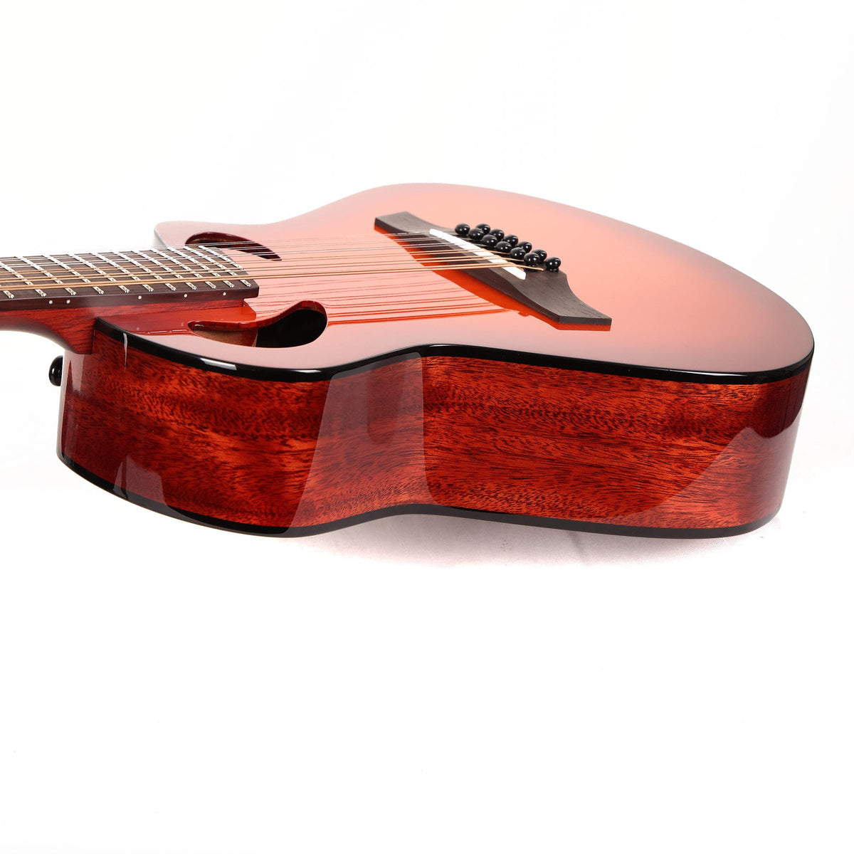 Avante by Veillette Gryphon Short Scale Acoustic Guitar Sunburst — 7