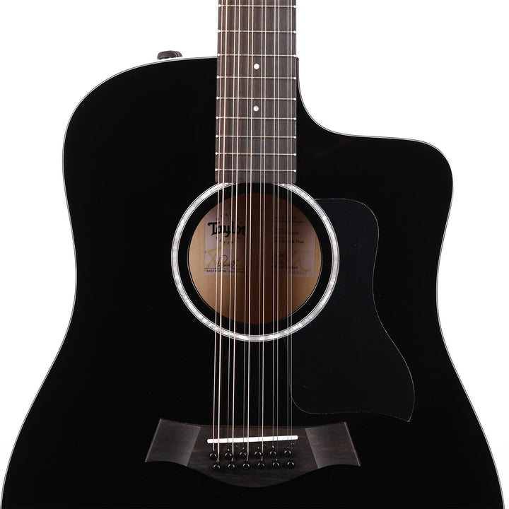 Taylor 250ce 12-String Dreadnought Acoustic-Electric Black