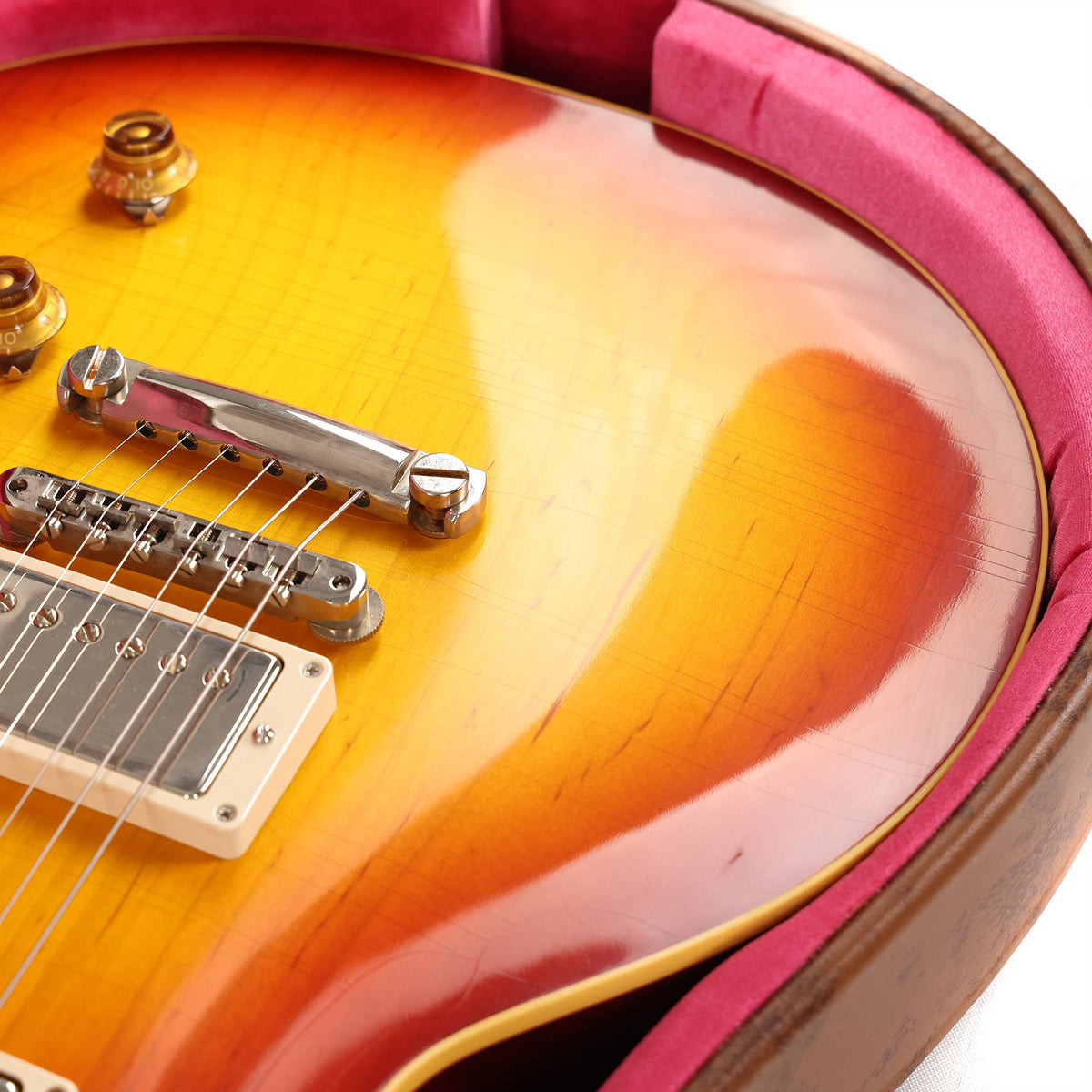 Gibson Custom Shop 1958 Les Paul Washed Cherry Sunburst Murphy Lab Ultra Light Aged — 9