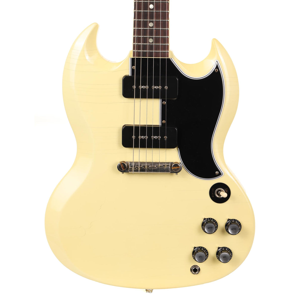 Gibson Custom Shop 1963 SG Special Ultra Light Aged Classic White Murphy Lab — 1
