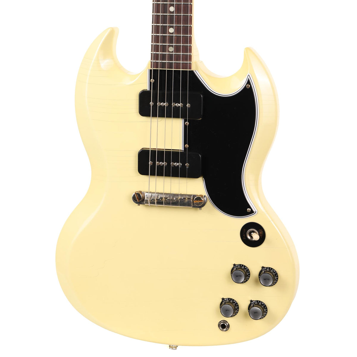 Gibson Custom Shop 1963 SG Special Ultra Light Aged Classic White Murphy Lab — 6