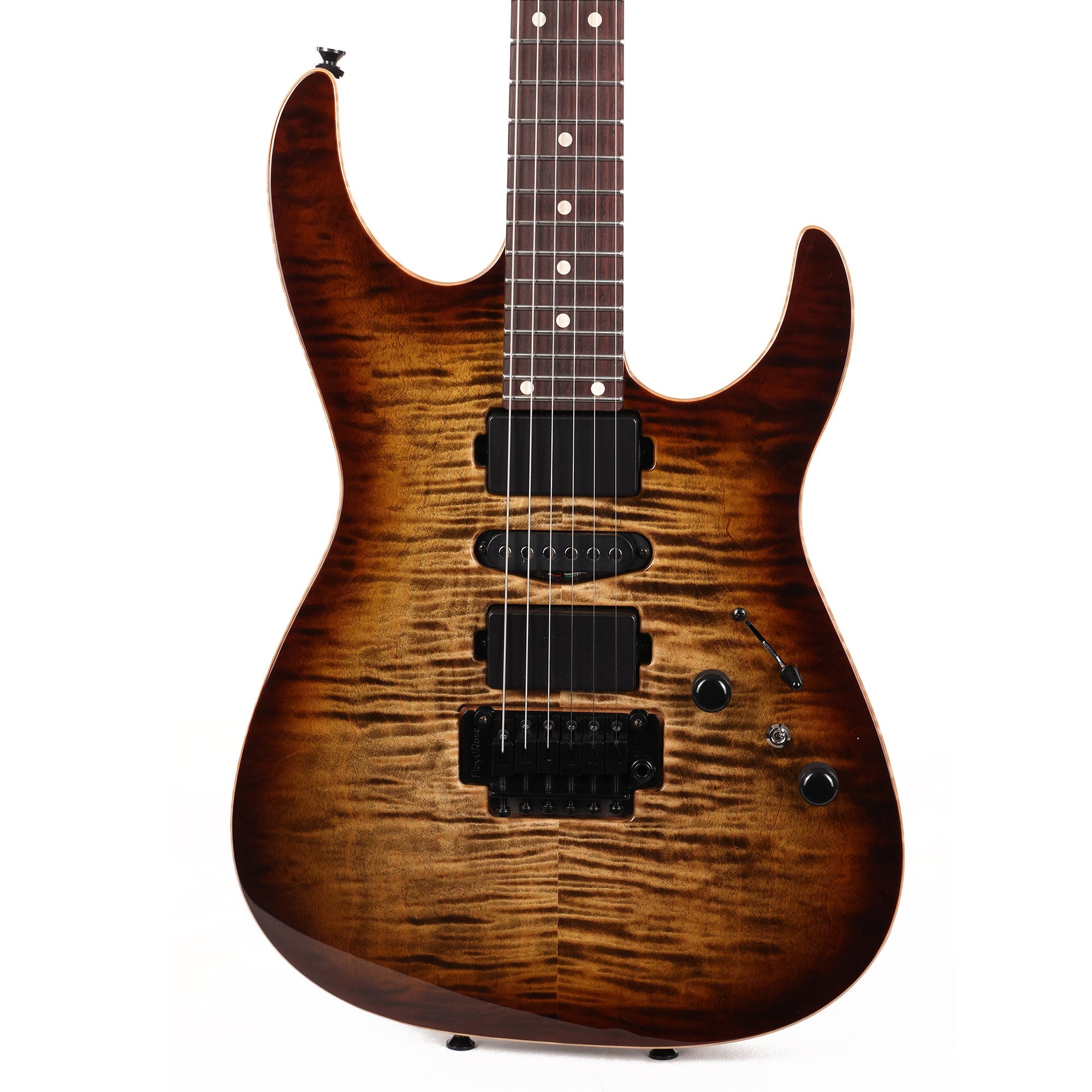 Tom Anderson Angel Natural Mocha Burst with Binding | The Music Zoo