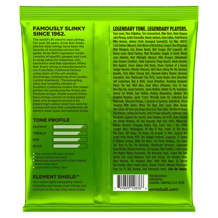 Ernie Ball Regular Slinky Nickel Wound Bass 5-Strings (45-130)