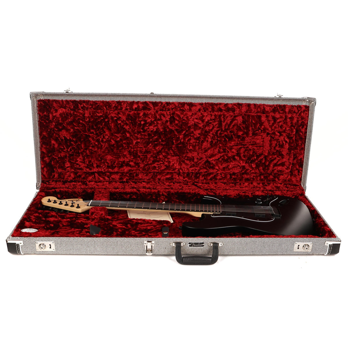 Fender Artist Series Jim Root Stratocaster Electric Guitar Flat Black — 9
