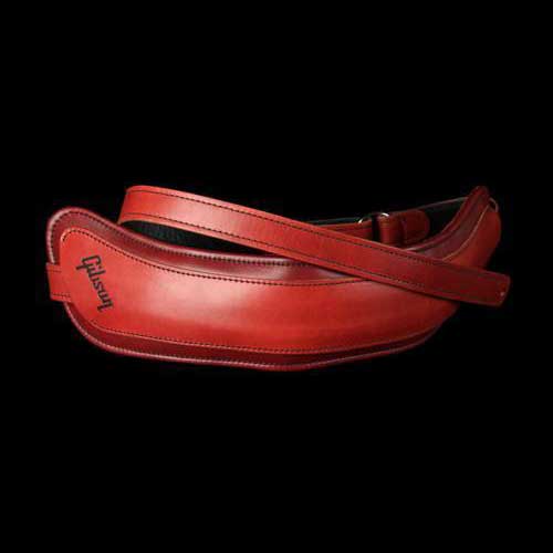 Gibson Modern Vintage Leather Guitar Strap (Heritage Cherry)