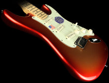 Used Fender American Deluxe Stratocaster Electric Guitar Sunset Metallic