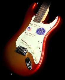 Used Fender American Deluxe Stratocaster Electric Guitar Sunset Metallic