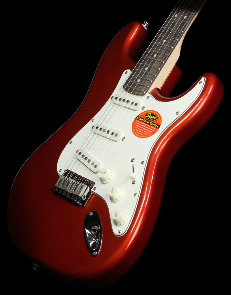 Used Squier by Fender Standard Stratocaster Electric Guitar Candy