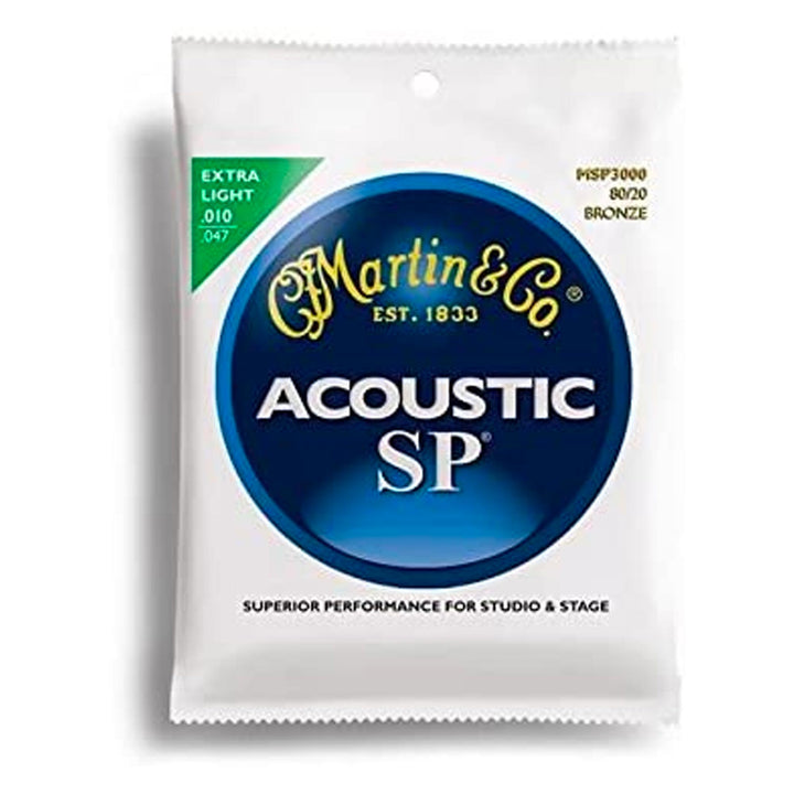 Martin SP 80/20 Bronze Acoustic Strings (Extra Light 10-47)