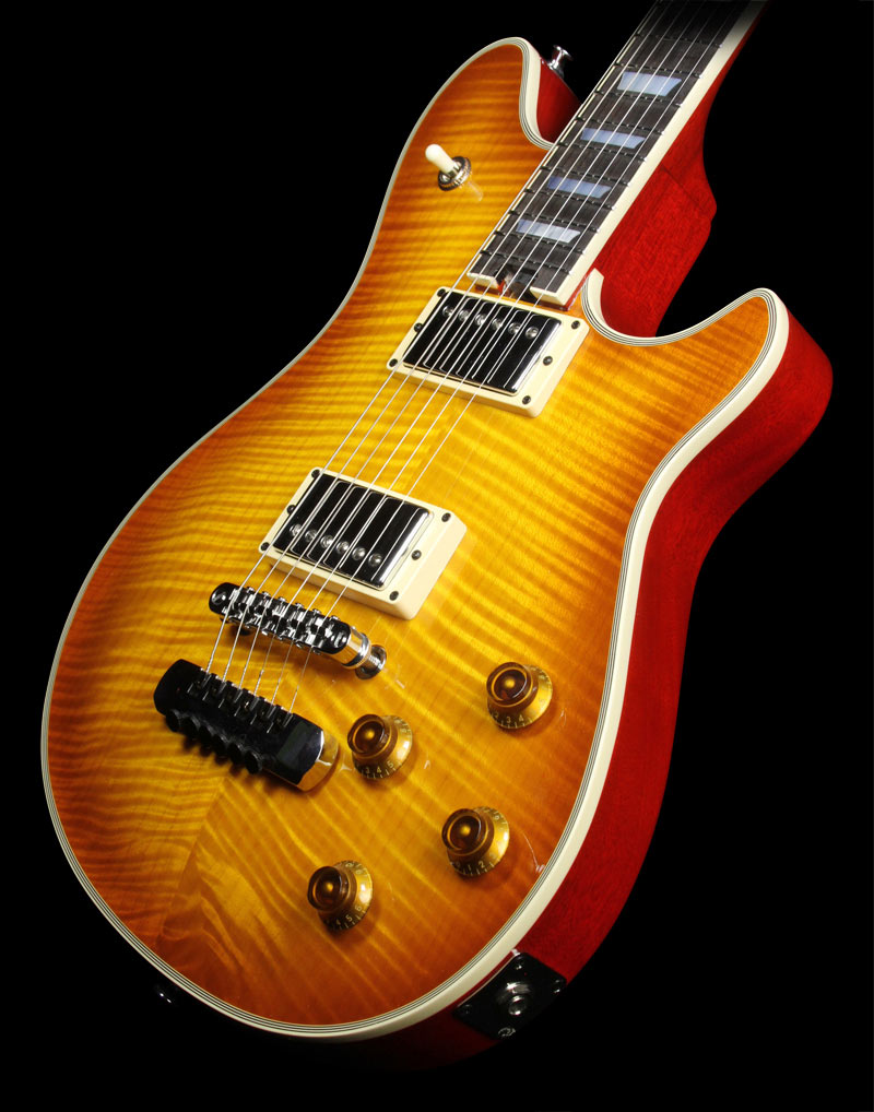 Used EVH Wolfgang USA Custom Electric Guitar Cherryburst — 1