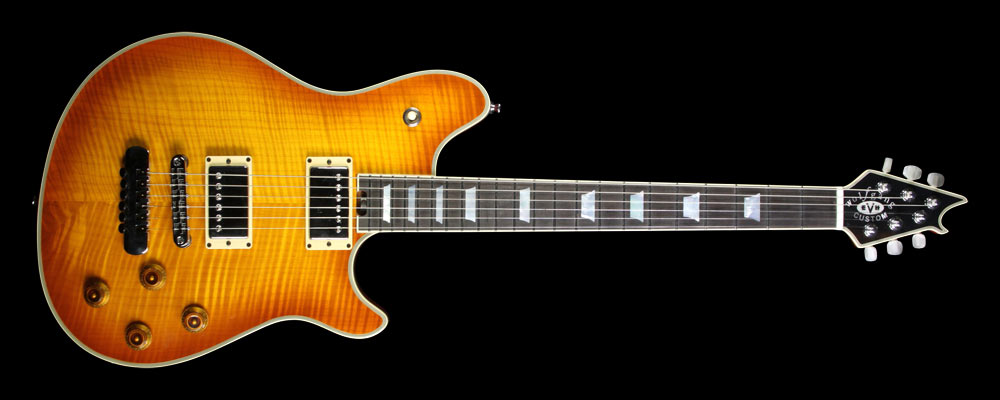 Used EVH Wolfgang USA Custom Electric Guitar Cherryburst — 2