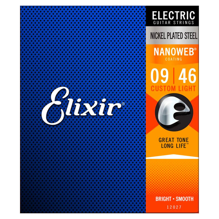 Elixir Nanoweb Electric Strings (Custom Light 9-46)