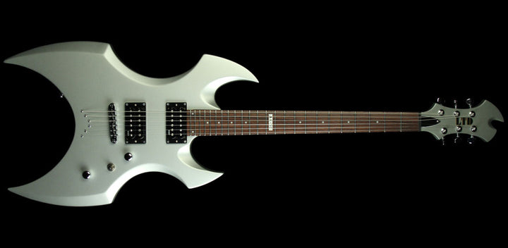 Used ESP LTD AX-50 Electric Guitar Silver Satin