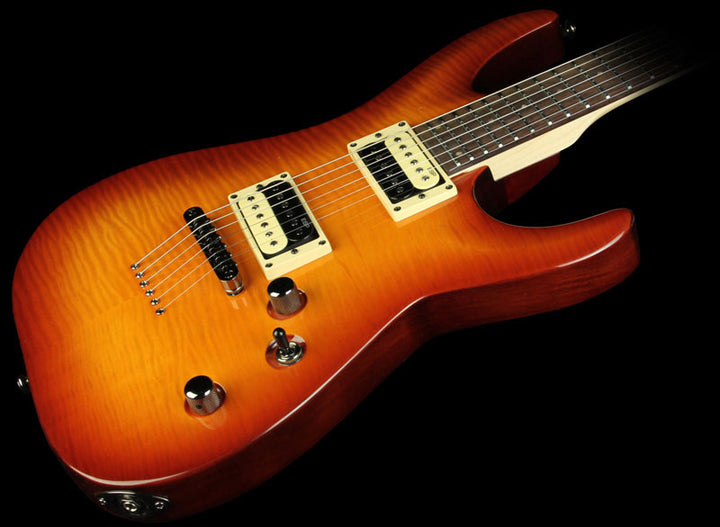 Used ESP LTD H-101FM Electric Guitar Amber Sunburst