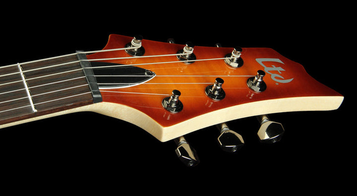 Used ESP LTD H-101FM Electric Guitar Amber Sunburst