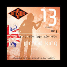 Rotosound JK13 Jumbo King Phosphor Bronze Acoustic Strings (13-56)