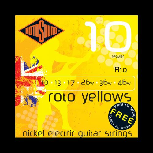 Rotosound R10 Roto Yellows Electric Strings (10-46)