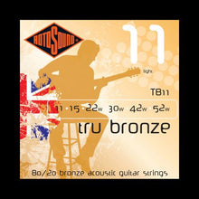 Rotosound TB11 Tru Bronze 80/20 Acoustic Strings (11-52)
