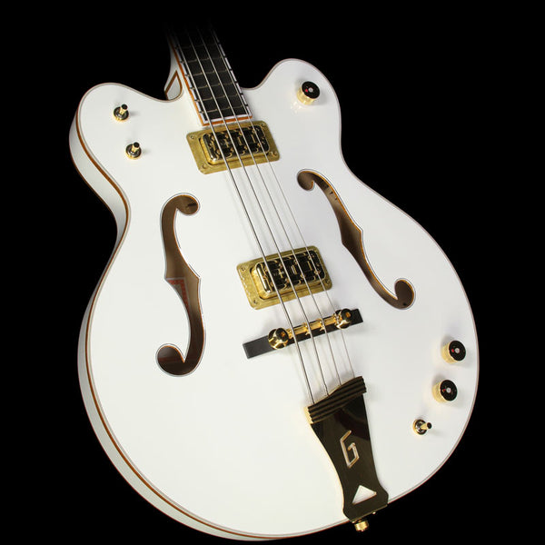 Used Gretsch G6136LSB White Falcon Electric Bass