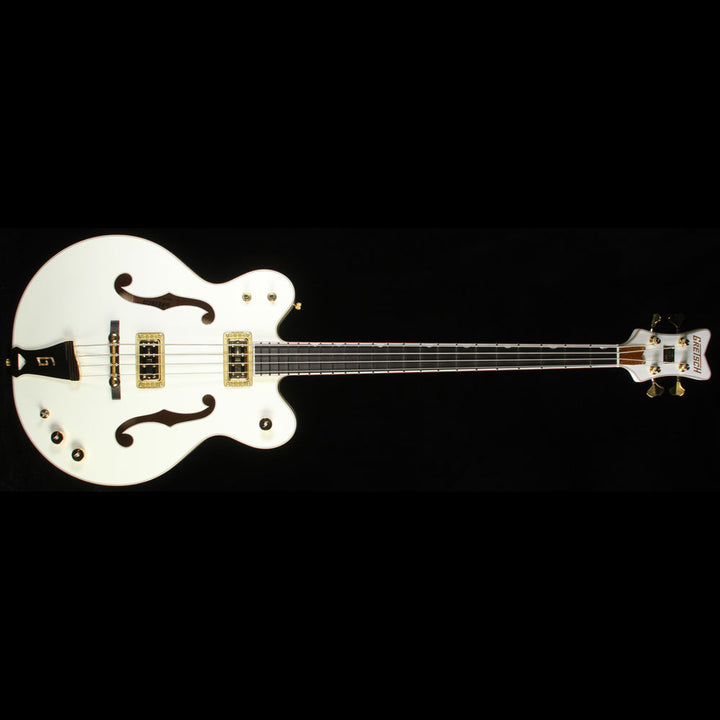 Used Gretsch G6136LSB White Falcon Electric Bass