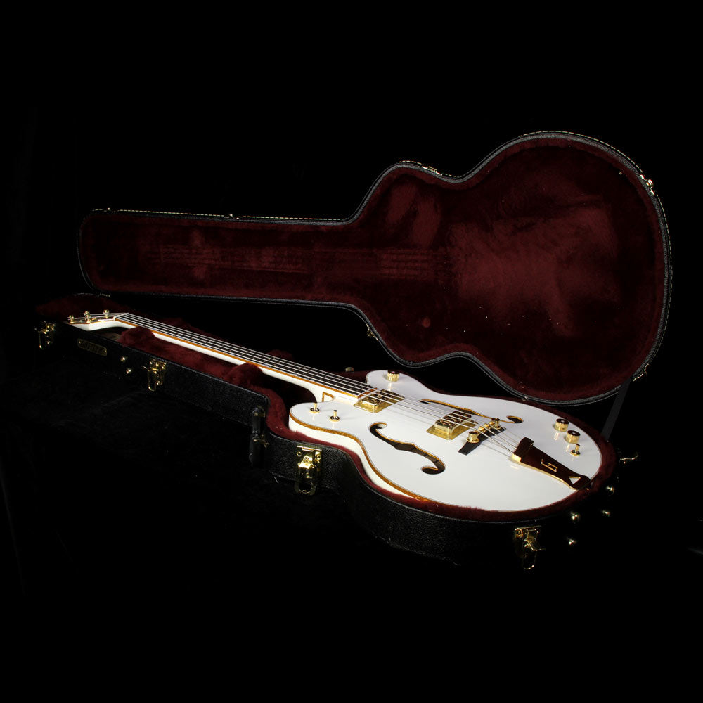 Used Gretsch G6136LSB White Falcon Electric Bass — 4