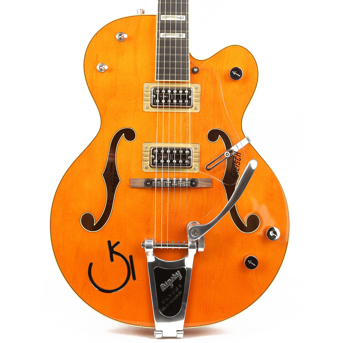 Gretsch G6120RHH Reverend Horton Heat Orange Lacquer — 1
