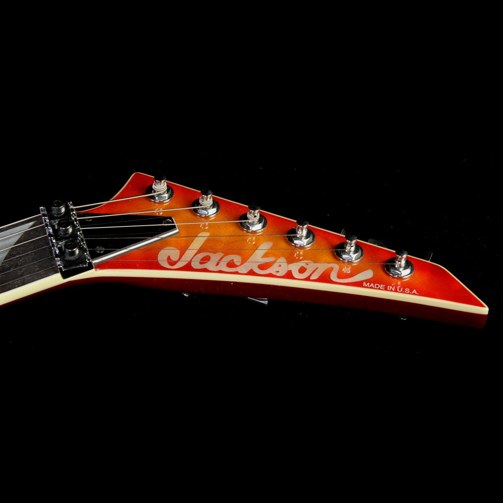 Used Jackson USA Select SL2H Mahogany Soloist Electric Guitar Burnt Cherry Sunburst — 4