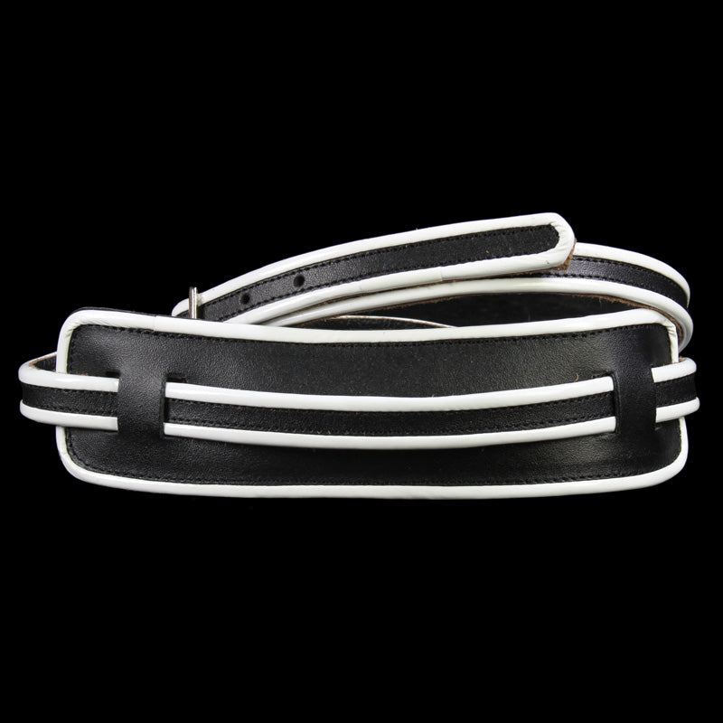 Jodi Head Vintage Old School Guitar Strap (Black/White) | The 