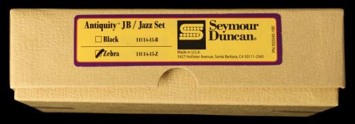 Seymour Duncan Antiquity Jazz/JB Humbucker Pickup Set (Zebra)