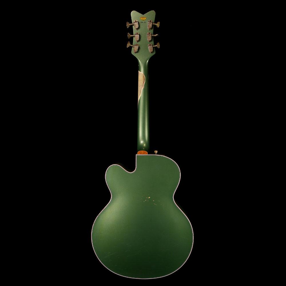 Gretsch Custom Shop Masterbuilt Stephen Stern '59 Falcon Heavy Relic Electric Guitar Sage Green Metallic — 3