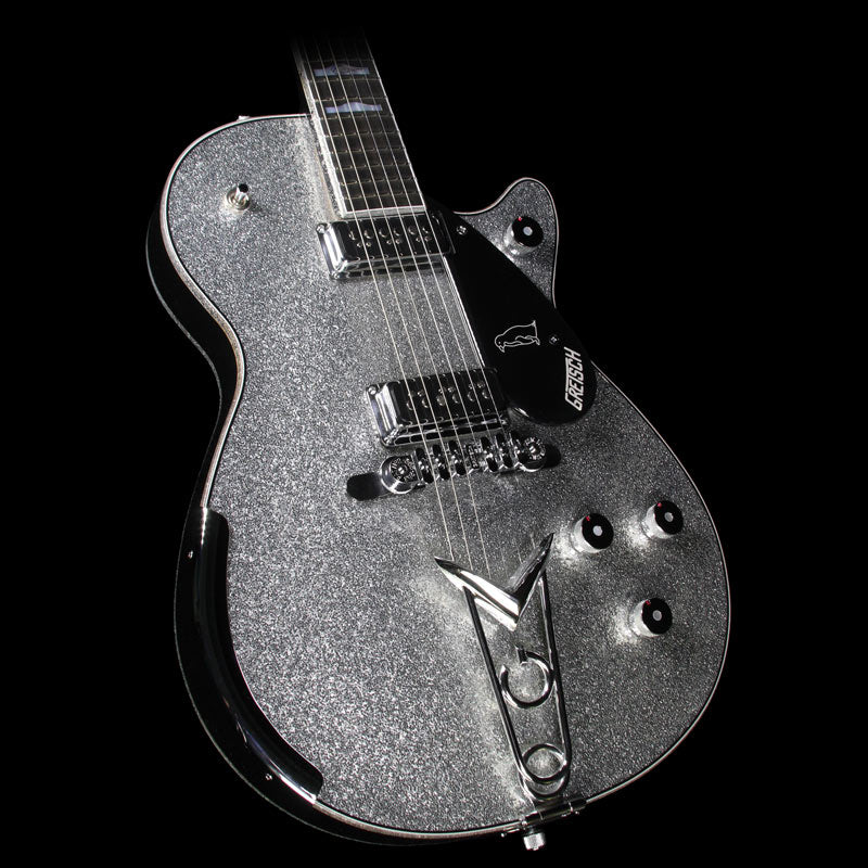 Gretsch Custom Shop Masterbuilt '57 Penguin NOS Electric Guitar Silver Sparkle — 1
