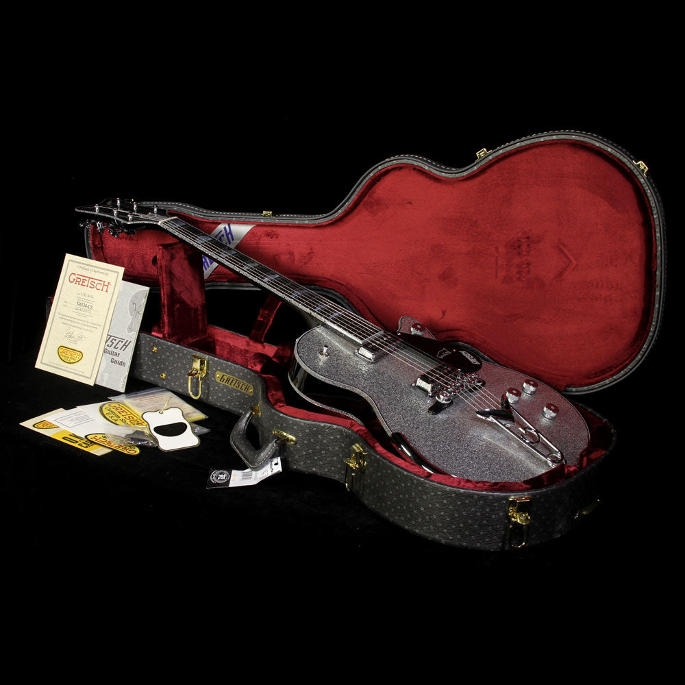 Gretsch Custom Shop Masterbuilt '57 Penguin NOS Electric Guitar Silver Sparkle — 5