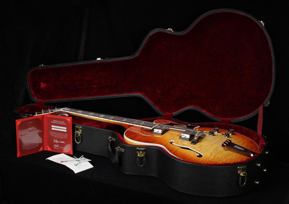Used 2014 Gibson Custom Shop Tal Farlow Model Archtop Electric Guitar Iced Tea Burst — 5