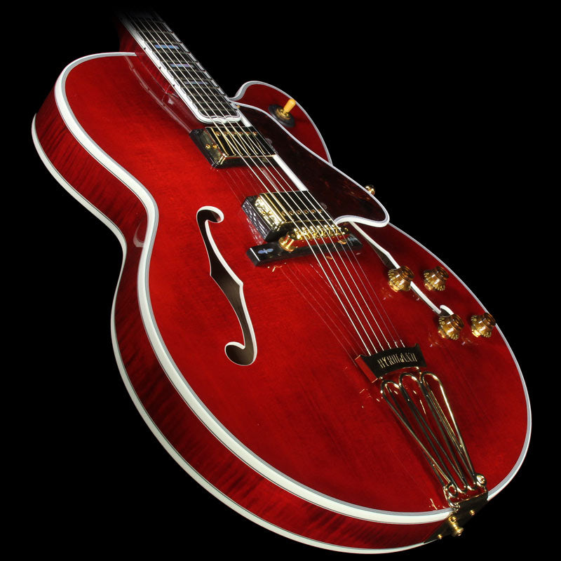 Used Gibson Custom Shop Byrdland Venetian Electric Guitar Wine Red — 1