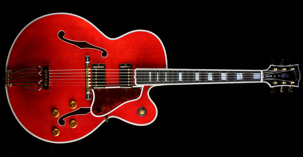 Used Gibson Custom Shop Byrdland Venetian Electric Guitar Wine Red — 2