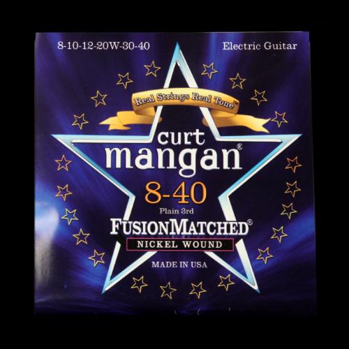 Curt Mangan Fusion Matched Nickel Wound Electric Strings (8-40)