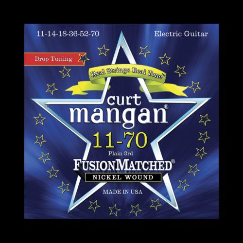 Curt Mangan Fusion Matched Nickel Wound Electric Strings (11-70)
