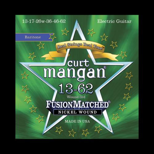 Curt Mangan Fusion Matched Nickel Wound Baritone Electric Strings (13-62)