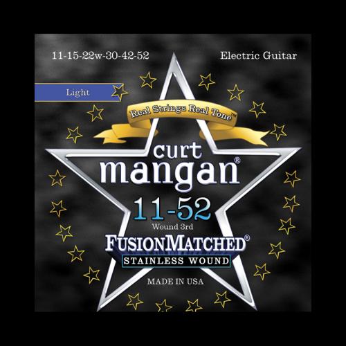 Curt Mangan Fusion Matched Stainless Wound Electric Strings (11-52)