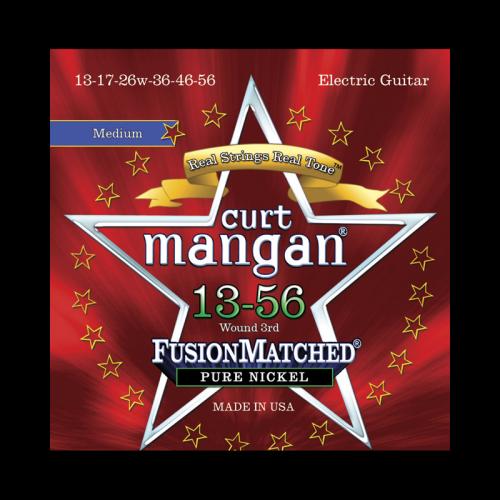 Curt Mangan Fusion Matched Pure Nickel Electric Strings (13-56)