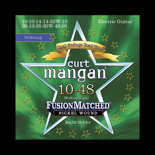 Curt Mangan Fusion Matched Nickel Wound 12-String Electric Strings (10-48)